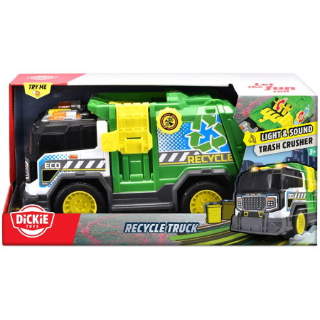 Masina de gunoi Dickie Toys Recycle Truck 30 cm cu lumini si sunete [9]