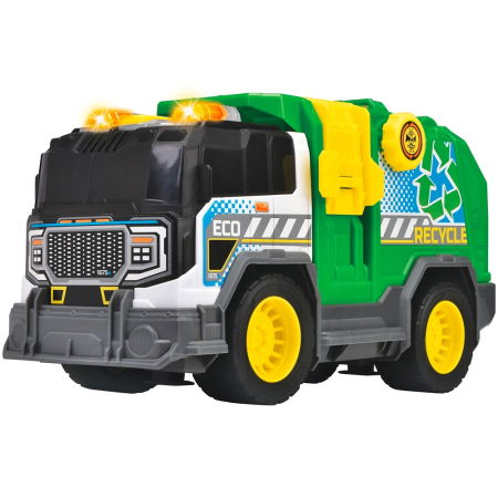 Produse - Masina de gunoi Dickie Toys Recycle Truck 30 cm cu lumini si sunete