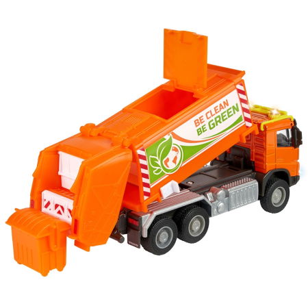 Masina de gunoi Majorette Volvo Garbge Collector cu tomberon [2]