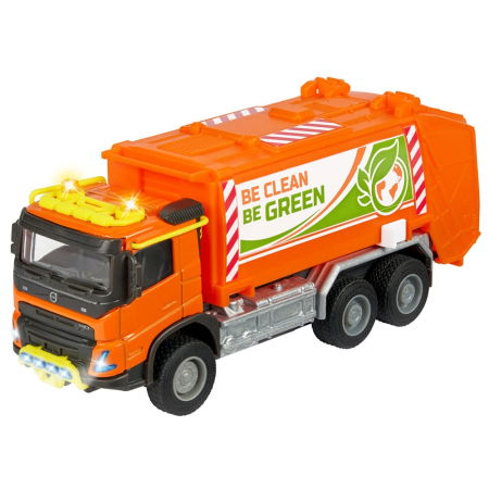 Masina de gunoi Majorette Volvo Garbge Collector cu tomberon [1]