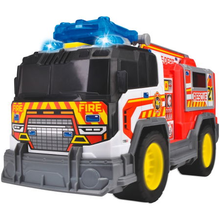 Jocuri și Jucării - Masina de pompieri Dickie Toys Fire Rescue Unit 30 cm cu lumini si sunete