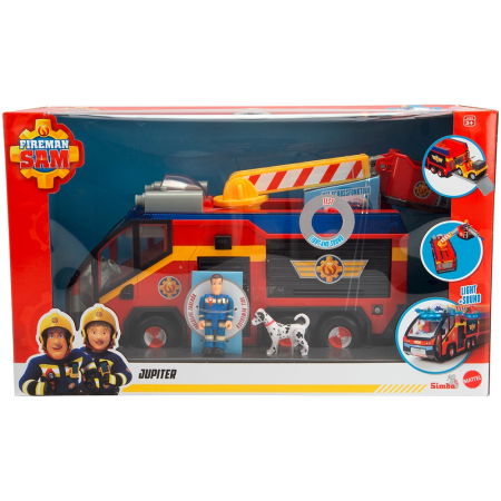 Masina de pompieri Simba Fireman Sam Jupiter cu lumini, sunete si figurine [1]