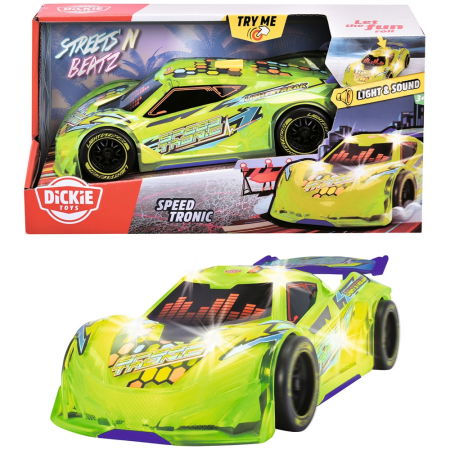Masina Dickie Toys Speed Tronic 20 cm verde cu lumini si sunete [13]