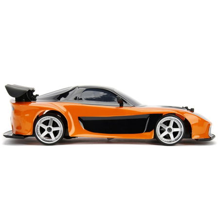 Masina Jada Toys Fast and Furious Mazda RX-7 Drift cu anvelope si telecomanda [4]