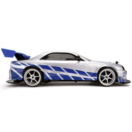 Masina Jada Toys Fast and Furious Nissan Skyline GTR Drift cu anvelope si telecomanda [4]