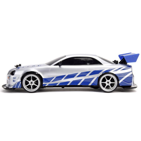 Masina Jada Toys Fast and Furious Nissan Skyline GTR Drift cu anvelope si telecomanda [2]