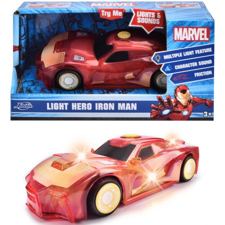 Masina Jada Toys Marvel Light Hero Iron Man 1:32 15 cm [4]