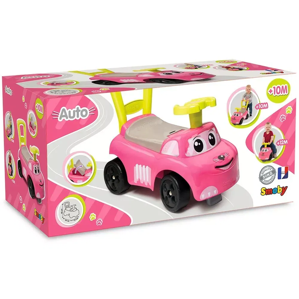 Masina pentru bebelusi, 10 luni +, Smoby Auto [3]
