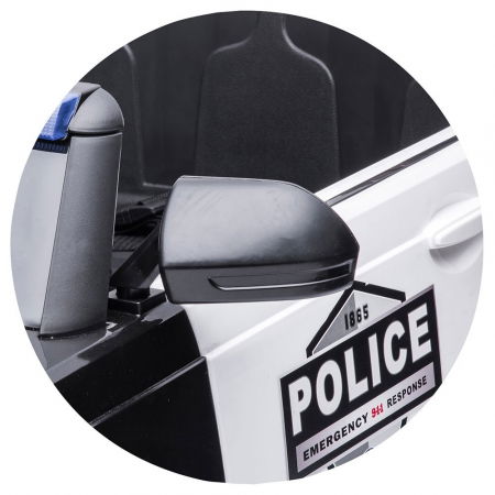 Masina de politie electrica, copii 3 ani+, Chipolino Police SUV [6]