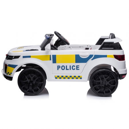 Masina de politie electrica, copii 3 ani+, alba, Chipolino Police SUV [1]