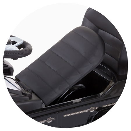 Masinuta de impins Chipolino Mercedes G350 white cu maner si copertina [7]