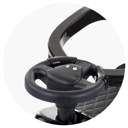 Masinuta de impins Chipolino Turbo black cu maner [2]