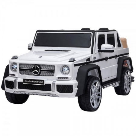Jocuri și Jucării - Masinuta Electrica Copii 3 Ani+ SUV Mercedes Maybach Alb Chipolino