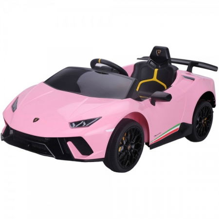 Jocuri și Jucării - Masinuta Electrica Fetite 3 Ani+ Lamborghini Huracan Pink Chipolino