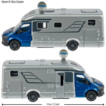 Masinuta Majorette Hymer B-Class Camper cu lumini si sunete [2]