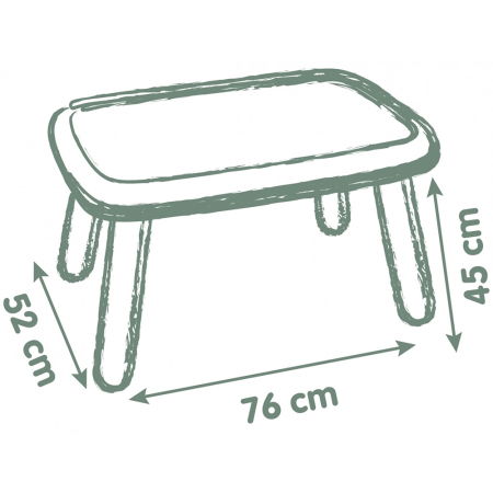 Masuta pentru copii Smoby Life verde [4]