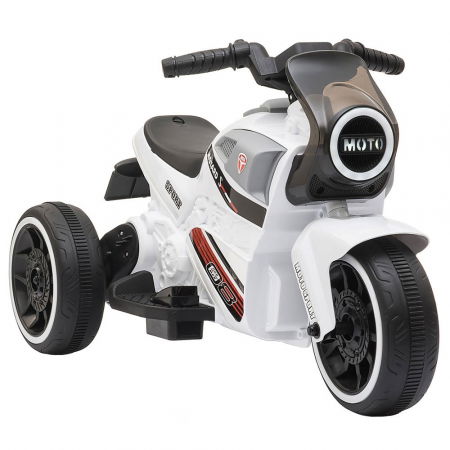 Motocicleta electrica copii 2-6 ani, Chipolino Sport Max White [3]