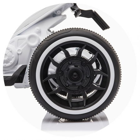 Motocicleta electrica copii 2-6 ani, Chipolino Sport Max White [4]