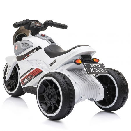 Motocicleta electrica copii 2-6 ani, Chipolino Sport Max White [2]