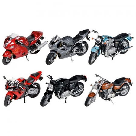 Masinute, avioane, motociclete - Motociclete jucarie, Die-Cast, 15 x 6.5 cm