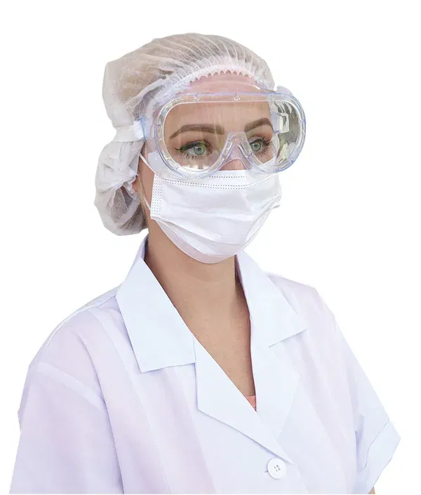 Ochelari de protectie moi, tip Google, transparent, FM-12 [2]