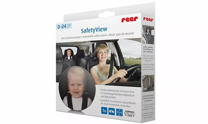 Oglinda retrovizoare bebelusi, 17cm, Baby View, Reer [7]
