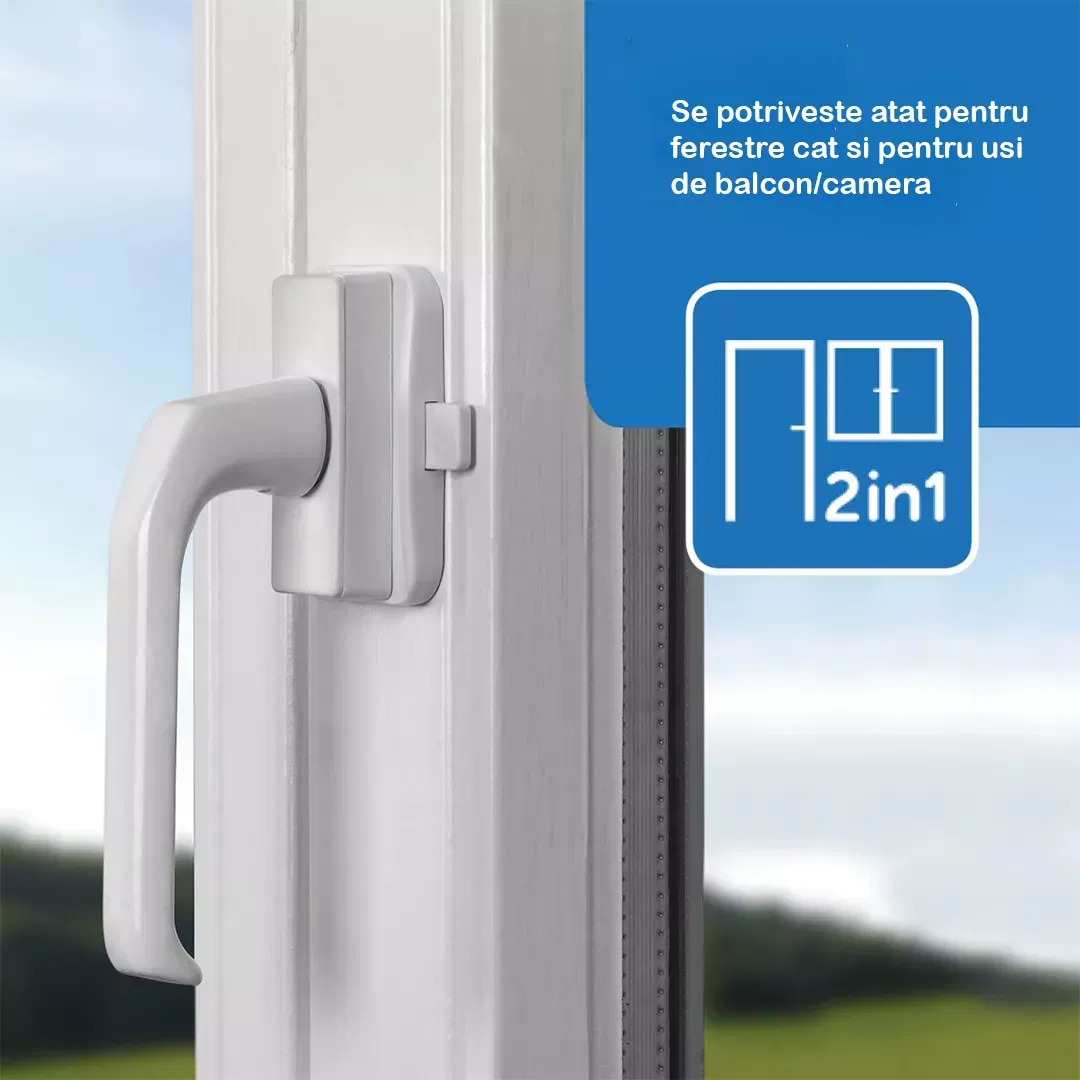 Opritor ferestre, din plastic, alb, pachet economic, 3 buc, Reer [3]