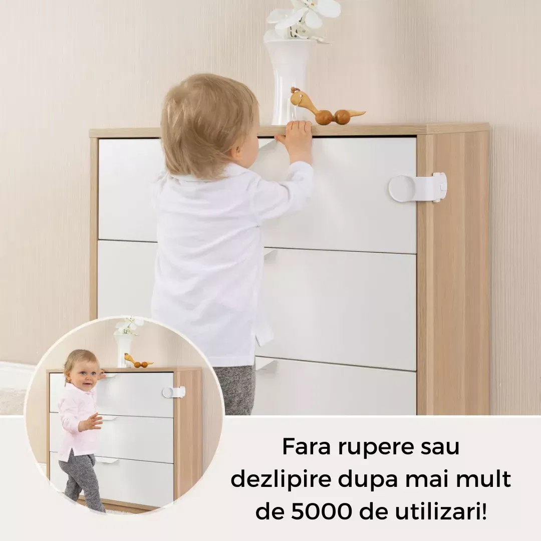 Opritor sertare, din plastic, alb, 1 buc, Reer [7]