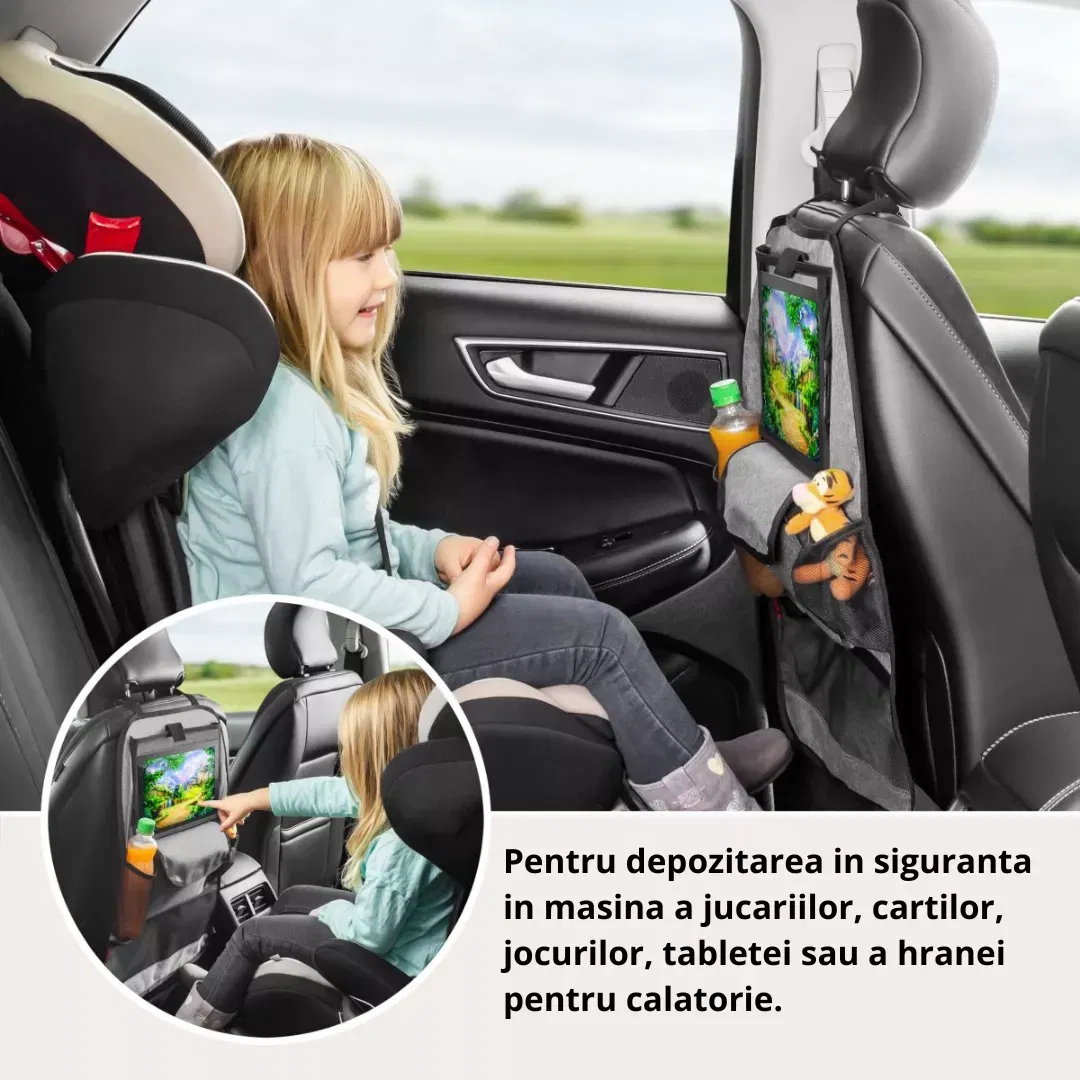 Organizator auto, multimedia, pentru scaunul din spate, Reer [2]