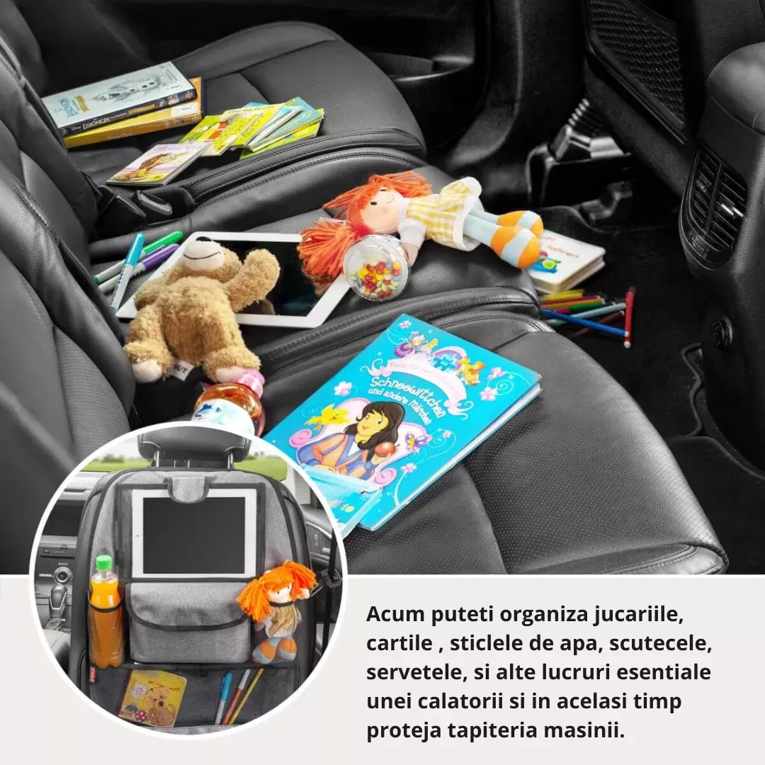 Organizator auto, multimedia, pentru scaunul din spate, Reer [4]