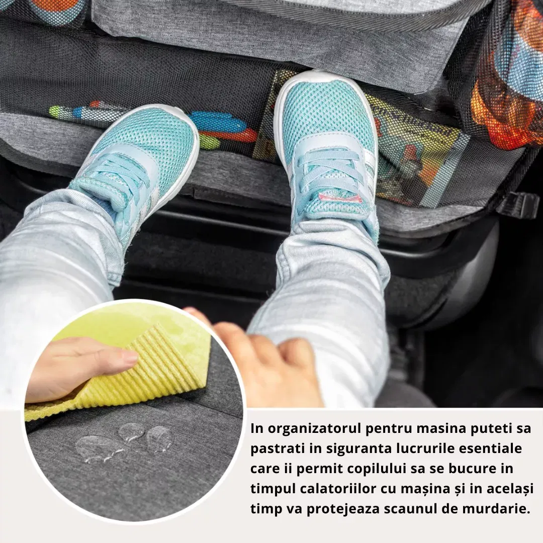 Organizator auto, multimedia, pentru scaunul din spate, Reer [5]