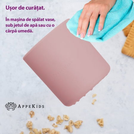 Pahar din silicon, AppeKids - Roz [2]