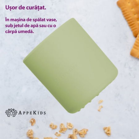 Pahar din silicon, AppeKids - Verde [3]