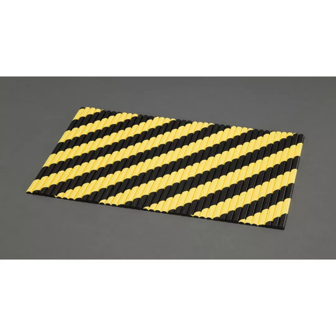 Panou decorativ, uz industrial, negru/galben, 9mm [2]