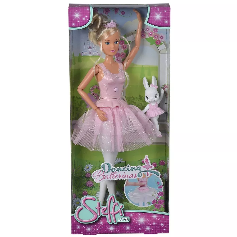 Papusa balerina, Steffi Love, cu figurina, 29cm [8]