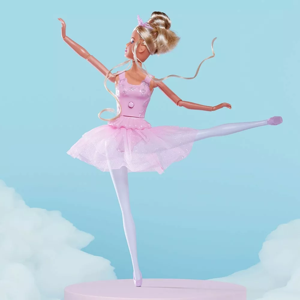 Papusa balerina, Steffi Love, cu figurina, 29cm [4]