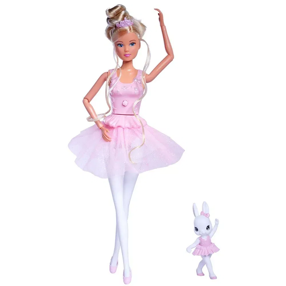 Produse - Papusa balerina, Steffi Love, cu figurina, 29cm