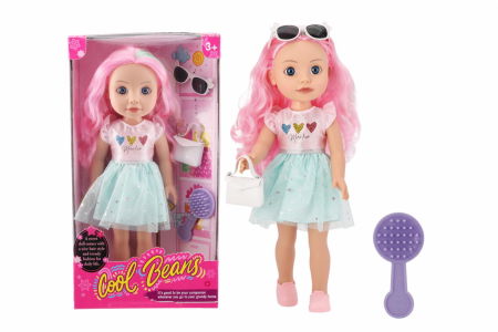 Jocuri și Jucării - PAPUSA FASHION CU ACCESORII, ROZ