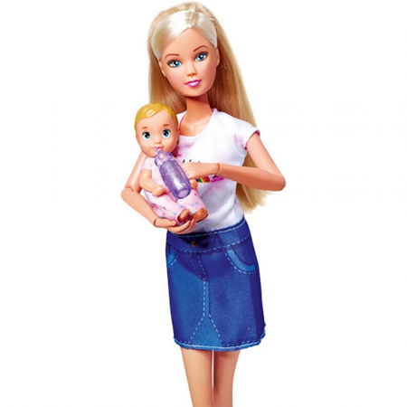 Papusa Steffi Love, cu bebelus, si accesorii, 3 ani+ [2]