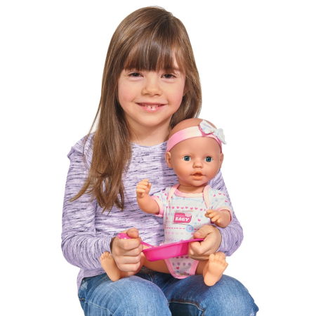 Papusa Simba New Born Baby 38 cm Bebe cu olita si accesorii [4]