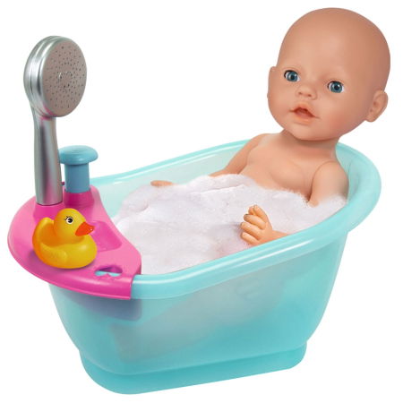 Papusa Simba New Born Baby 38 cm Bebe cu olita si accesorii [3]