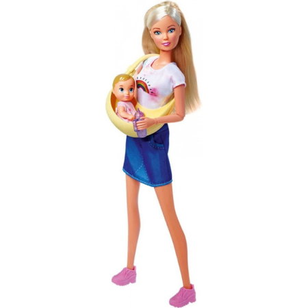 Papusa Simba Steffi Love Baby Bag 29 cm cu accesorii [0]