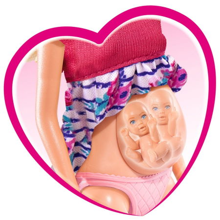 Papusa Simba Steffi Love Welcome Twins 29 cm cu accesorii [1]