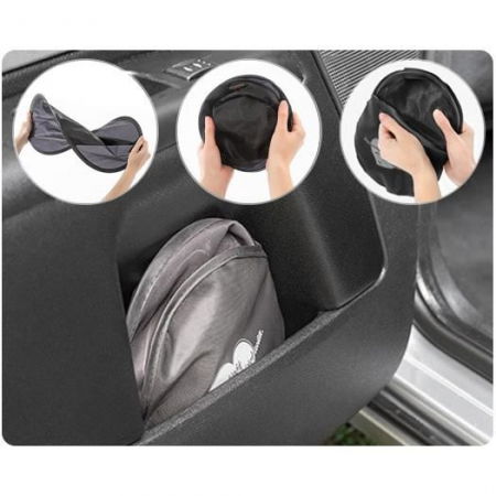 Parasolare masina, lipire fara ventuze, negru, set 2 buc, REER [4]