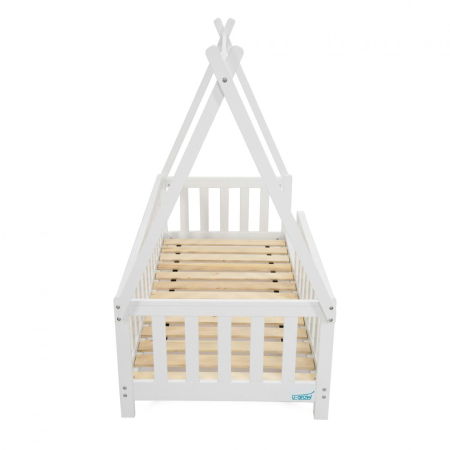 Pat casuta, alb 147.5x75cm, U-Grow [4]