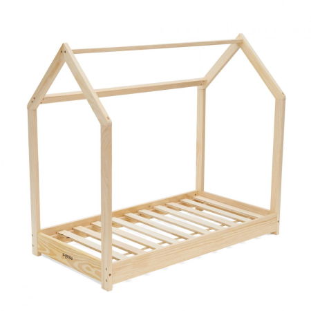 Produse - Pat casuta, natur, 140X70