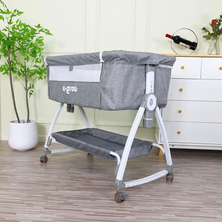 Patut 2 in 1 Co-Sleeper cu functie de leagan, U-Grow [1]