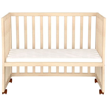 Patut copii din lemn co-sleeper Hubners Eva 94x46 cm natur [5]