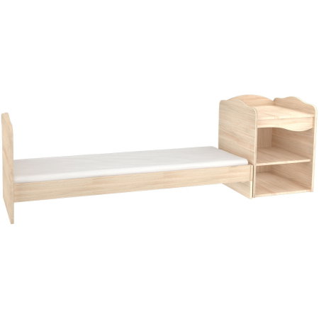 Patut copii transformabil din lemn Hubners Eva Kombi 120x60 cm natur [3]