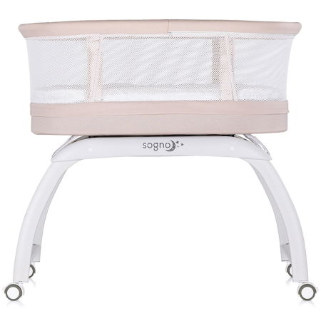 Patut cu leganare si cantar integrat Chipolino Sogno 2 in 1 macadamia [3]